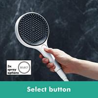Hansgrohe Handdouche Rainfinity 130 3jet Mat Wit - thumbnail