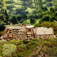 Robotime houten puzzel Prime Steam Expres - thumbnail