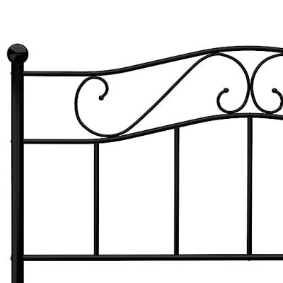 Bedframe metaal zwart 120x200 cm