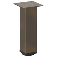 Salontafelpoten 4 st 30-32 cm staal naturel - thumbnail