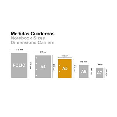 Miquelrius Notitieboek - eco confetti - a5 blanco - 80 blz