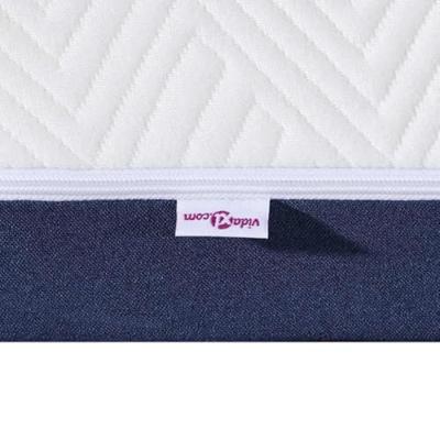 Matrassen Wit, Blauw 80 x 160 cm 100% polyester jacquard stof Matrassen Wit, Blauw 80 x 160 cm 100% polyester jacquard stof