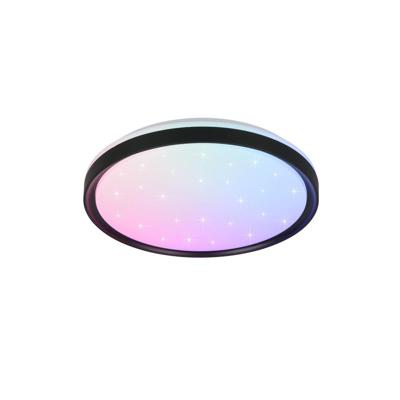 Trio PlafonniereSolit zwart met sterreneffect - R63581132