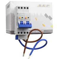 SEP uitbreidingset kookgroep combimaat aardlekschakelaar en automaat in een 2 polig+2N B20 - thumbnail