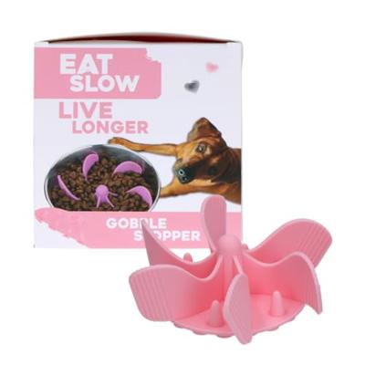 Eat Slow Live Longer Gobble Stopper M Pink - thumbnail