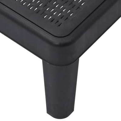 Ligbed 159x68x83,5 cm polypropeen zwart Ligbed 159x68x83,5 cm polypropeen zwart