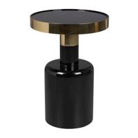 Zuiver Ronde Bijzettafel 'Glam' 36cm, kleur Zwart - thumbnail