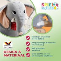 Schommeldier Olifant met veiligheidsgordel hobbeldier - thumbnail