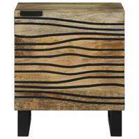Nachtkastje 2 pcs Bruin 40 x 33 x 46 cm massief mangohout - thumbnail