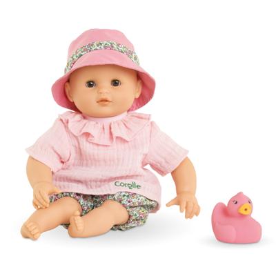 Corolle badpop coralie met badeend - bloomer, 30cm - thumbnail