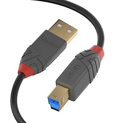 LINDY USB-kabel USB 3.2 Gen1 (USB 3.0 / USB 3.1 Gen1) USB-A stekker, USB-B stekker 5.00 m Zwart 36744 LINDY USB-kabel USB 3.2 Gen1 (USB 3.0 / USB 3.1 Gen1) USB-A stekker, USB-B stekker 5.00 m Zwart 36744