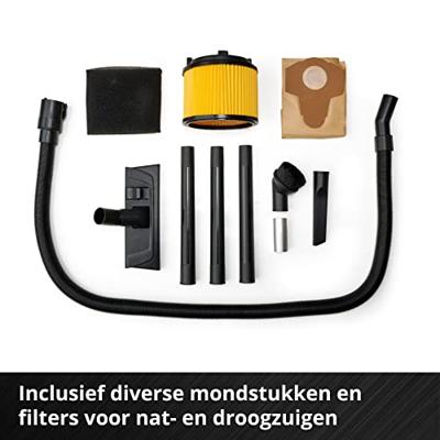 Einhell Power X-Change TC-VC 18/20 Li S-Solo Nat- en droogzuiger 20 l Zonder accu, Zonder lader
