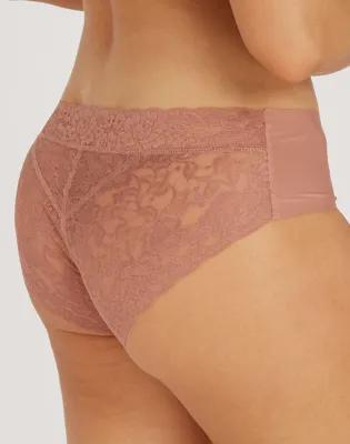 Secrets Hipster kant - 30172 - Seamless kanten vrouwen ondergoed - Invisible