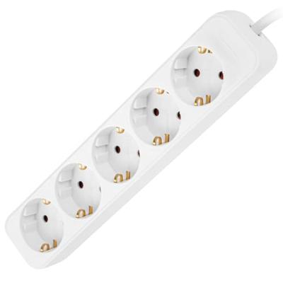 Stopcontactenstrip 5 Tomas Schuko Lanberg 2500 W 3 m Wit Stopcontactenstrip 5 Tomas Schuko Lanberg 2500 W 3 m Wit