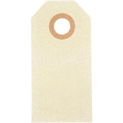 Creativ Company Manilla-labels, afm 3x6 cm, 250 gr, crème, 1000 stuk/ 1 doos