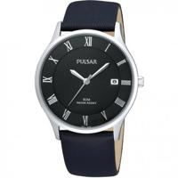 Horlogeband Pulsar PQ052X / VX42-X355 Leder Zwart 20mm - thumbnail