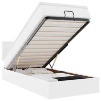 Ottoman bed met matrassen en LED's 80x200cm kunstleer - thumbnail