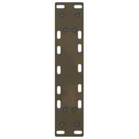 Console tafelpoten 2 st 28x(72-73) cm staal naturel - thumbnail