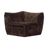 Woood Baggy hoekelement chenille DonkerBruin - thumbnail