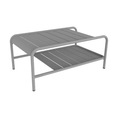 Fermob Luxembourg tuintafel laag 90x55 cm Lapilli Grey