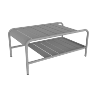 Fermob Luxembourg tuintafel laag 90x55 cm Lapilli Grey - thumbnail