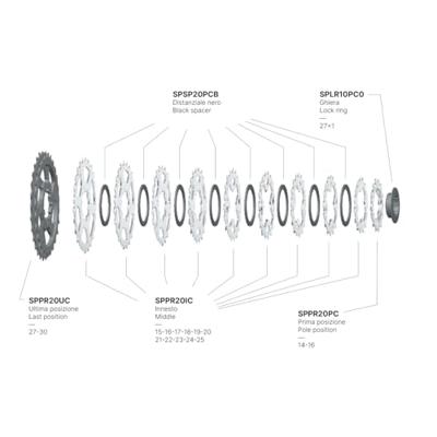 Miche - primato cassette k12 12 speed campagnolo 14-29