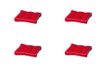 Florance kussen 47x47 Panama rood (4 stuks) Madison - Madison - thumbnail