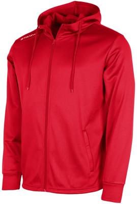 Stanno 408012 Field Hooded Full Zip Top - Red - XXL