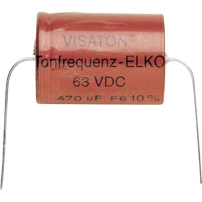 Visaton Bipolar Elco 470 UF Luidsprekercondensator 470 µF