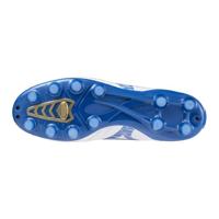 Mizuno Morelia Neo IV Pro Gras Voetbalschoenen (FG) Wit Blauw - thumbnail