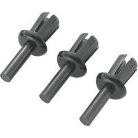 TRU COMPONENTS TC-SRR-0612K203 TC-10820828 Splijtnagel Schachtdiameter 6.2 mm Zwart 1000 stuk(s) - thumbnail