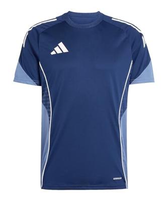 adidas Tiro 25 Competition Trainingsshirt Donkerblauw Wit adidas Tiro 25 Competition Trainingsshirt Donkerblauw Wit