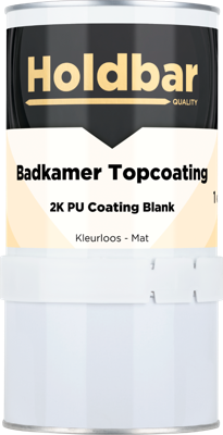 Holdbar Badkamer Topcoating Mat 1 kg