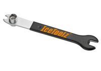 IceToolz pedaal  en Dopsleutel 34A2 10 15 / 14 15 mm staal zwart - thumbnail