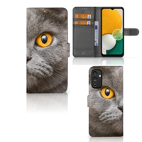 Telefoonhoesje | Met pasjeshouder | Samsung Galaxy A14 5G Britse Korthaar - thumbnail