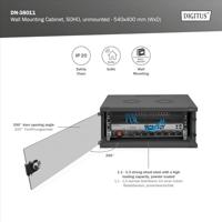 Digitus DN-38011 rack 4U Wandrek Zwart - thumbnail
