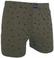 Suaque/Ginosanti heren boxershort wijd model Moustache - 100% katoenen losse boxershort - thumbnail