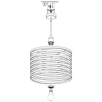 Eglo Zwarte hanglampCremella Ø 37cm - 99345