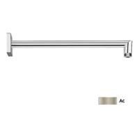 Wandarm Tres 40 cm met Scherpe Bocht en Block Afdekplaat Staal Tres - thumbnail