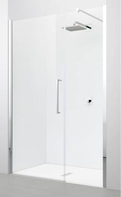 Novellini Young 2.0 GFL draaideur met vaste wand in lijn voor nis 117/121x200cm matchroom/helder y2gfl117-1b