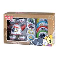 Woezel en Pip Tinnen Theeservies 13-delig - thumbnail