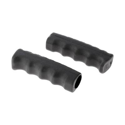 Westphal handvatten 'model batavus' 110/110mm, zwart met vingernok grip (werkplaatsverpakking)