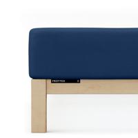 Schlafgut Schlafgut Badstof Hoeslaken L - 140x200 - 160x200 570 Blue Deep - thumbnail