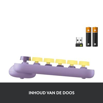 Logitech POP Keys Wireless Mechanical Keyboard With Emoji Keys toetsenbord Universeel Bluetooth QWERTY Engels Muntkleur Logitech POP Keys Wireless Mechanical Keyboard With Emoji Keys toetsenbord Universeel Bluetooth QWERTY Engels Muntkleur