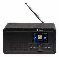 Denver DIR-200 Internetradio DAB+, FM, Internet Internetradio, FM, Bluetooth, DAB+, WiFi Wekfunctie Zwart - thumbnail