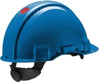 Bouwhelm Peltor m.dr.knop blauw - thumbnail