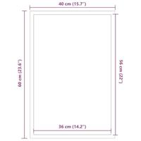 Deurmat 40x60 cm blauw - thumbnail