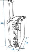 Omnitronic 3012622A Universele koffer (l x b x h) 380 x 550 x 230 mm - thumbnail