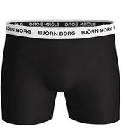 Onderbroeken - 5-pack heren boxershorts - Zwart solid - Katoenen heren onderbroek - thumbnail