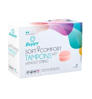 Soft+ comfort tampons wet 2 Stuks Soft+ comfort tampons wet 2 Stuks